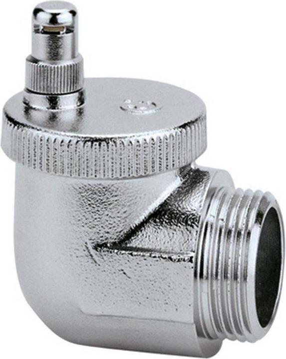 Caleffi Automatic air vent AERCAL with Aquastop, chrome-plated 1/2inch