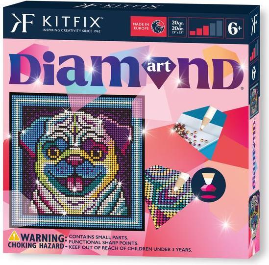 Actual product image Kitfix KIT Diamond Art, Pug