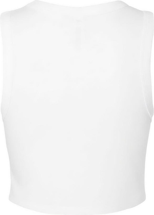 Actual product image Bella Canvas Womens/Ladies Plain Micro-Rib Muscle Crop Top (44 D)