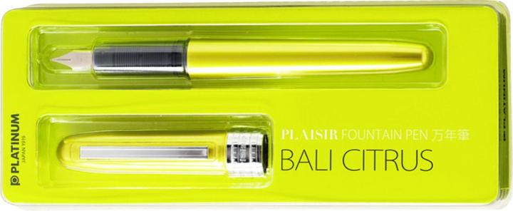 Produktbild Platinum Plaisir-Füllfederhalter, Blister, Bali Citrus (Gelb, 1 x)