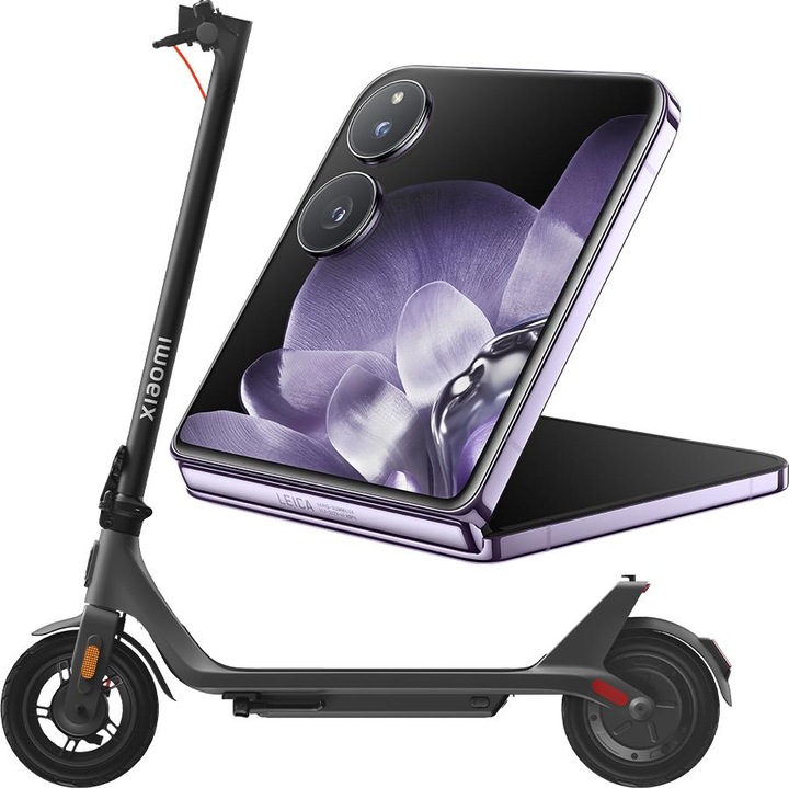 Produktbild Xiaomi MIX Flip + Electric Scooter 4 Lite (2. Gen) Swiss Edition Launch Edition (512 GB, Black, 6.86", Dual SIM, 50 Mpx, 5G)