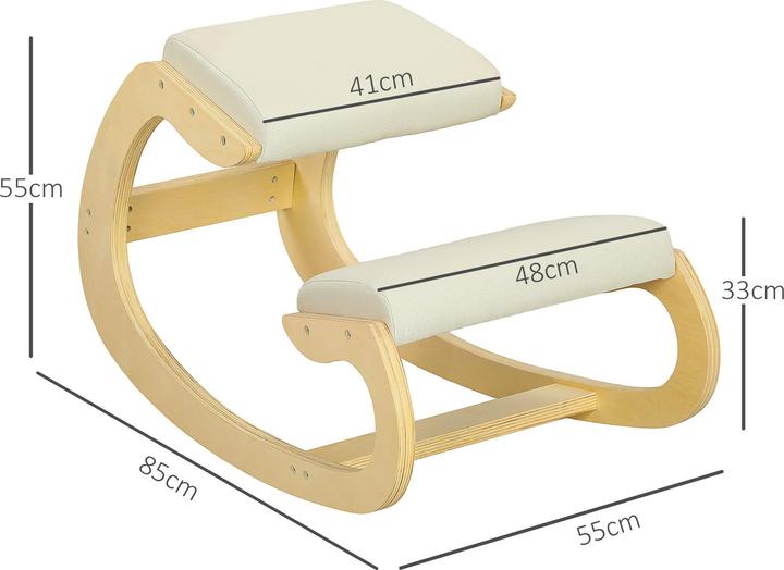 Actual product image Homcom Kneeling chair