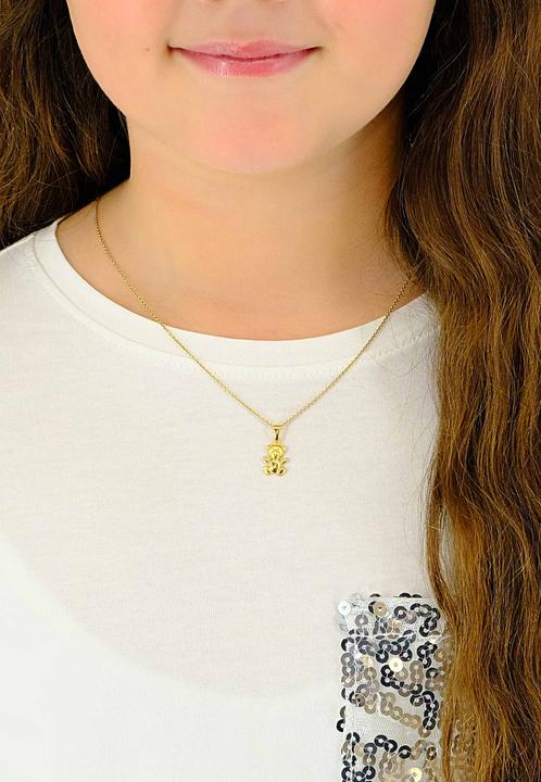 Image du produit Muau Pendant bear yellow gold 750, 18x9mm (Or jaune 750/18K)