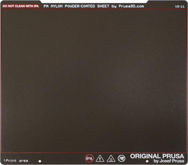 Immagine prodotto Prusa Lamiera d'acciaio verniciata a polvere in nylon PA per MK3 e MK4 (Piastra)