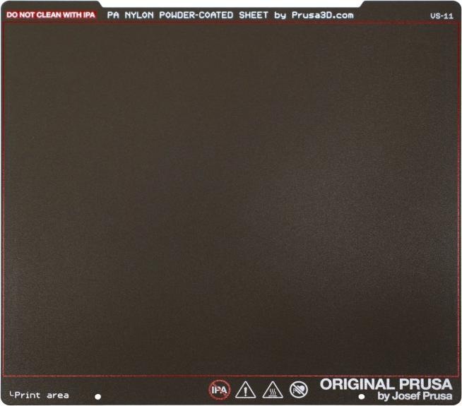 Produktbild Prusa PA Nylon pulverbeschichtetes Stahlblech für MK3 und MK4 (Platte)