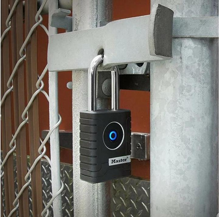 Actual product image Master Lock Bluetooth lock