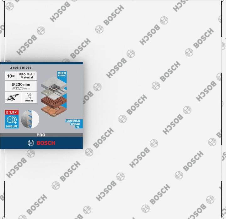 Produktbild Bosch Professional Zubehör PRO Multi Material Diamanttrennscheibe, 230 x 22,23 mm