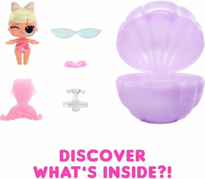 Actual product image MGA L.O.L. Surprise Mermaids! Baby Sisters Asst in PDQ