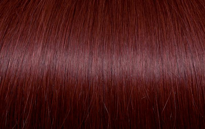 Seiseta Classic Keratin Fusion Glatt 530 tiefes Dunkelrot 50/55 cm (Tiefes Dunkelrot, 55 cm)