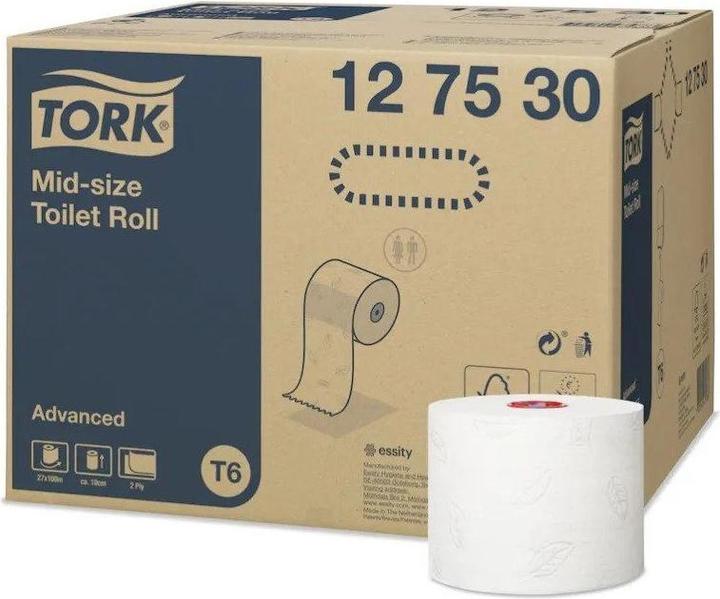 Produktbild Tork Mid Size Toilet Roll 27x100m (27 Stk.)