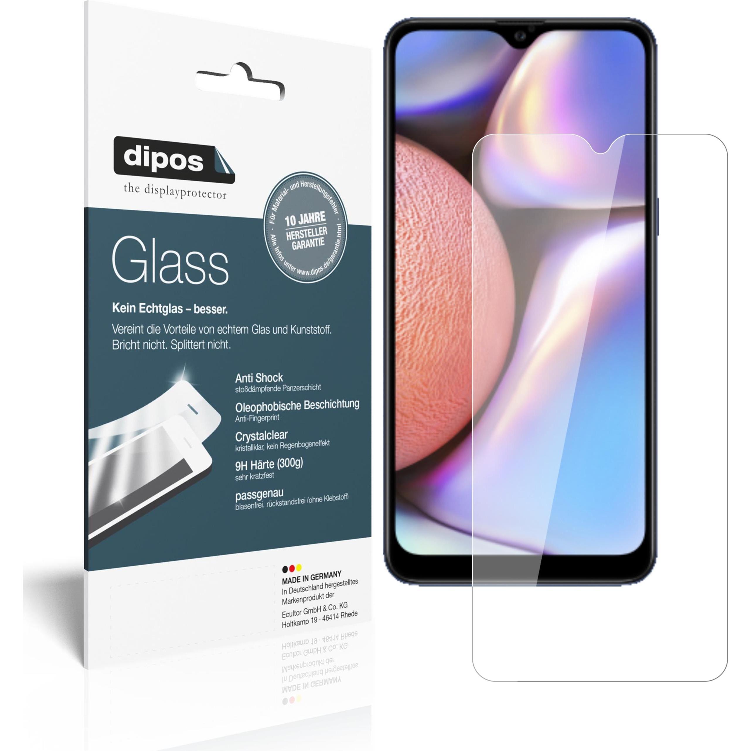 Dipos Displayschutz Anti-Shock (1 Stück, Samsung Galaxy A10e), Smartphone Schutzfolie, Transparent