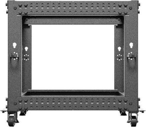 Produktbild Lanberg 19 OPEN RACK 9 HE 600X600-1100 VERSTELLBAR SCHWARZ (9 HE, 19 Zoll Rack)