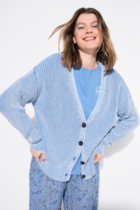 Produktbild Studio Untold Strickjacke, oversized, Strukturstrick (56)