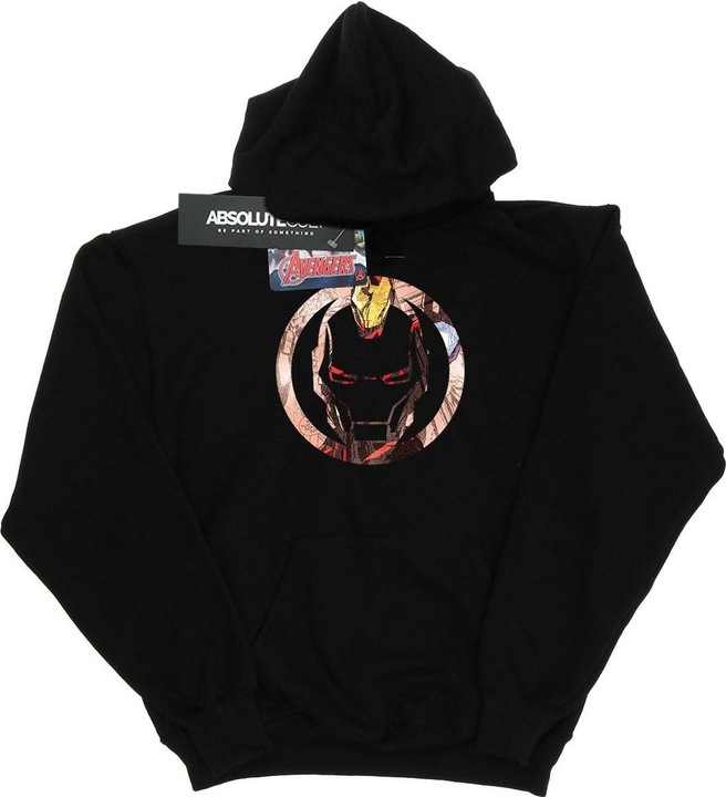 Produktbild Iron Man Montage Symbol Kapuzenpullover Mädchen (140, 146)