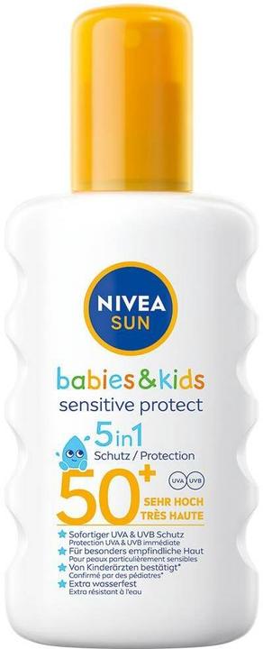 Produktbild NIVEA Kids Sensitive Spray (Sonnenspray, SPF 50+, 250 ml)