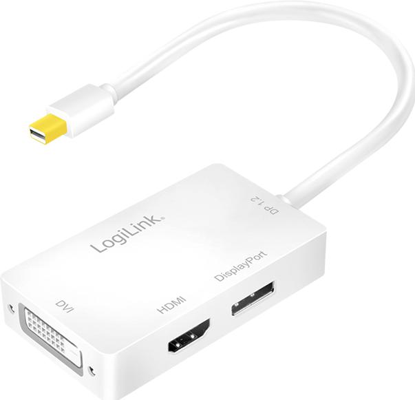 Actual product image LogiLink Mini DP zu (DP, DVI, HDMI, 15 cm)