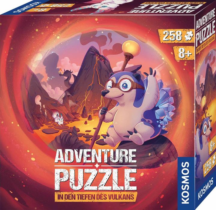 Actual product image Kosmos Adventure Puzzle: In den Tiefen des Vulkans (258 pieces)
