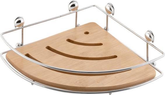 Produktbild Axentia Eckregal Bonja, Bambus, 1 Boden (20 x 8.50 x 20 cm)