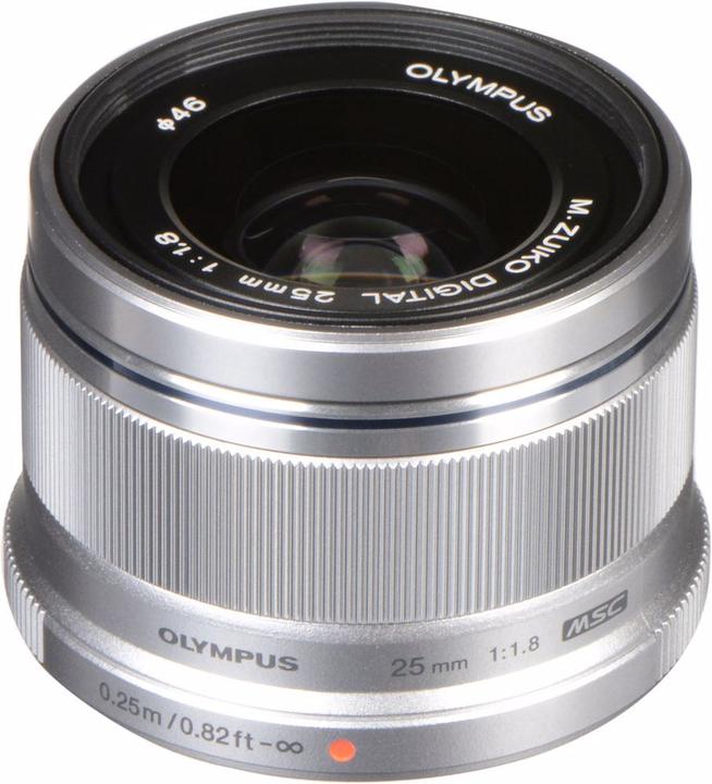 Image du produit Olympus ED 25mm f/1.8, argent (Micro Four Thirds, Micro Four Thirds)