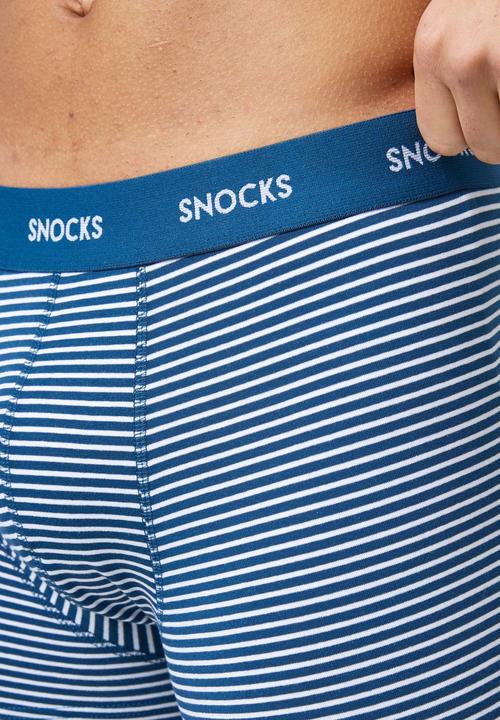 Immagine prodotto Snocks Boxershorts mit Streifen (L, confezione da 6)