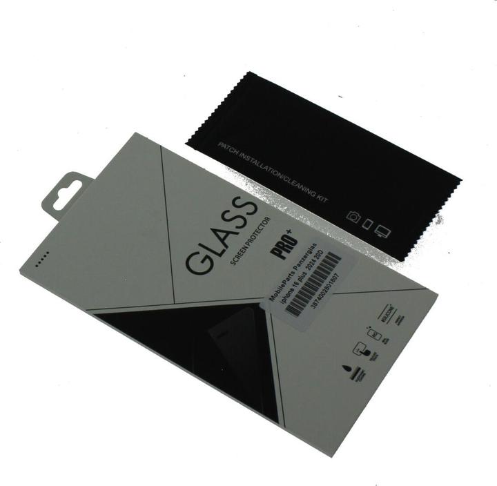 Actual product image MobileParts Armoured glass (1 Piece, Apple iPhone 16 Plus)