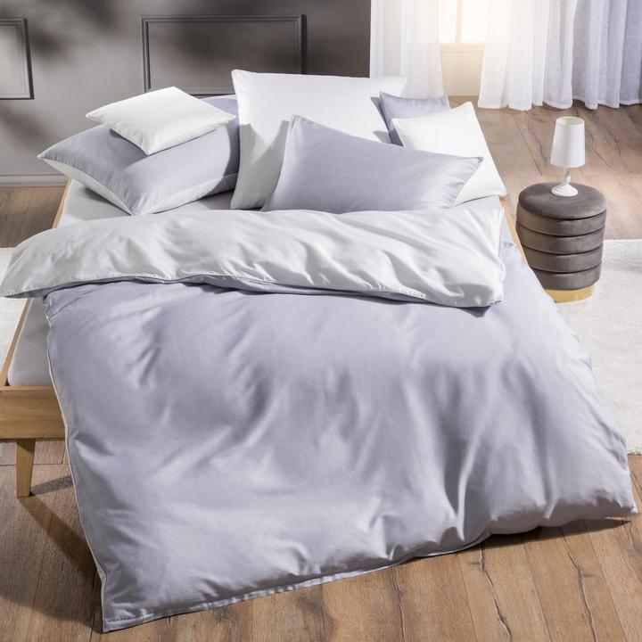 Produktbild Living Home Uni Satin Doubleface (Duvetbezug, 160 x 240 cm)