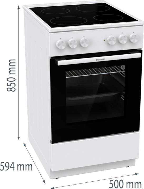 Actual product image Gorenje Gore cooker GEC 5A21WG A wh