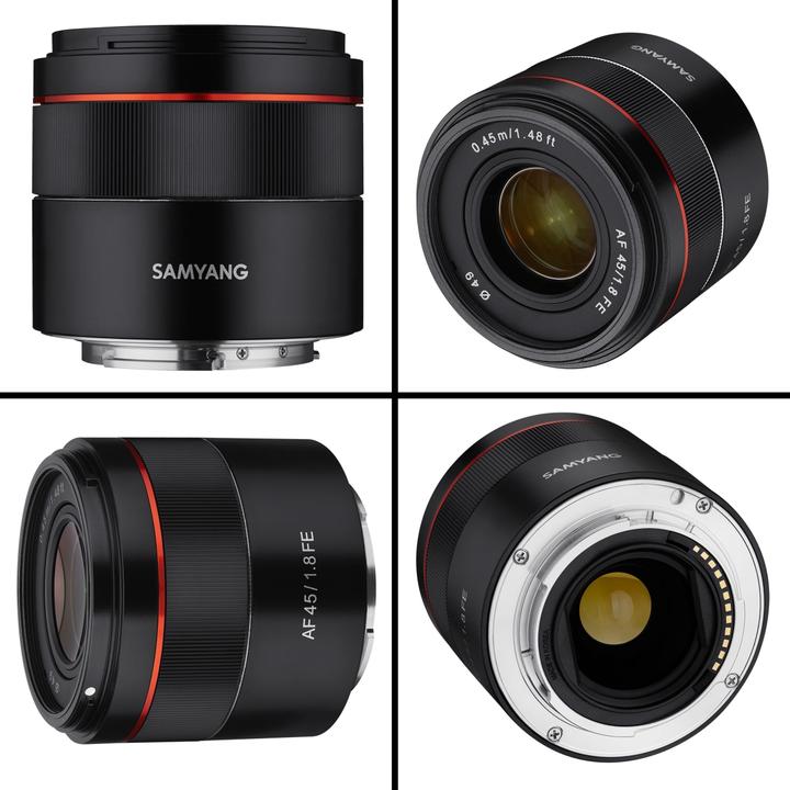 Immagine prodotto Samyang AF 45mm F1.8 FE (Sony E, APS-C / DX, Full frame)