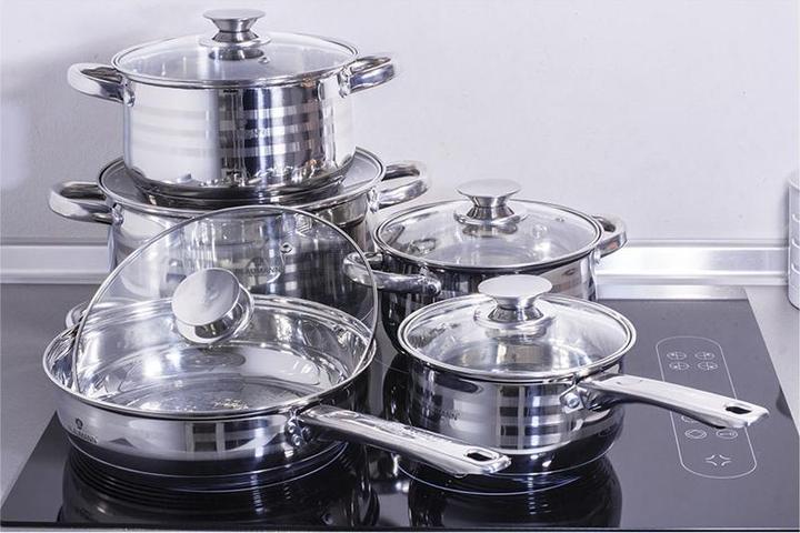 Immagine prodotto Blaumann Topfset Edelstahl Gourmet Line (Set di pentole e padelle da cucina, Acciaio inossidabile)