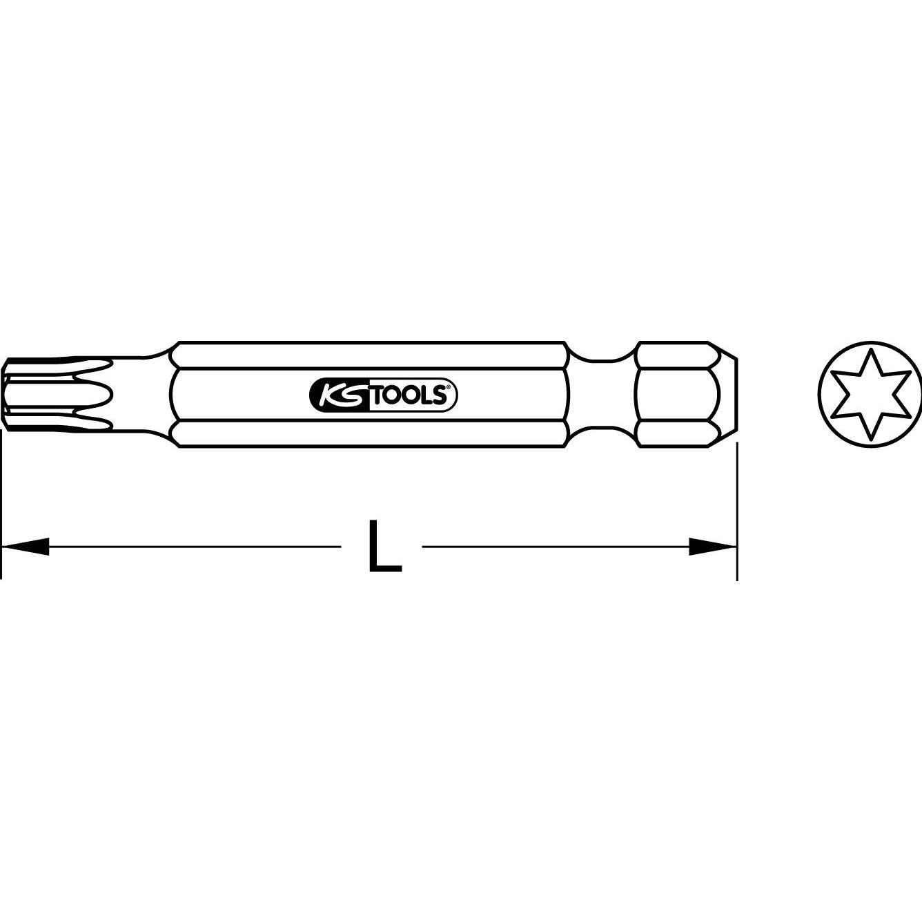 Thumbnail - KS Tools, Bits, 911.3372 (T4)
