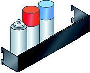 Immagine prodotto Lista Portalattine per carrello da officina, largh. x prof. x alt. 380 x 74 x 70 mm