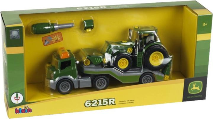 Actual product image Theo Klein Transporter with tractor John