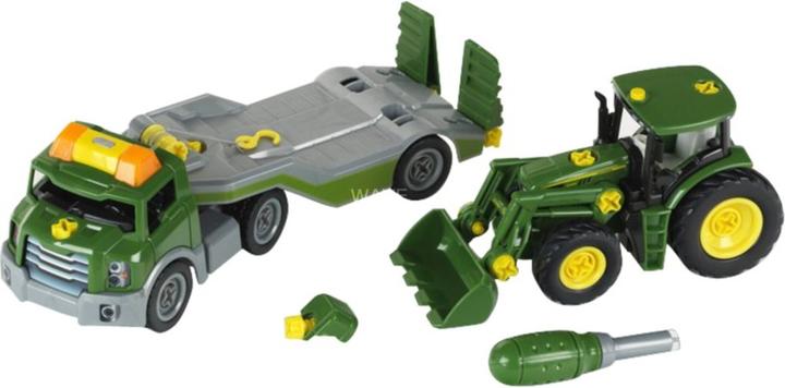 Actual product image Theo Klein Transporter with tractor John