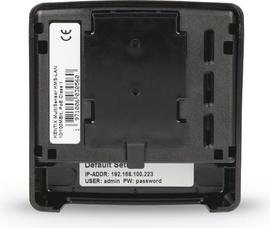 Kentix MultiSensor-ROOM mit Funk und Batterieversorgung, schwarz