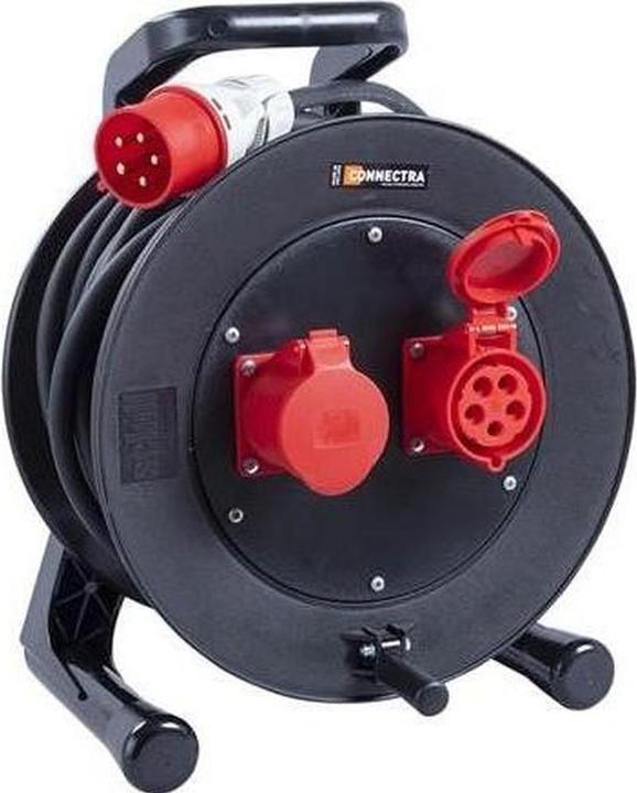 Actual product image Connectra 47.054.25 Kabeltrommel GT38 - 32A - 400V - 25m - H07RN-F - 5 G 4,0 mm² (25 m, 4 mm²)