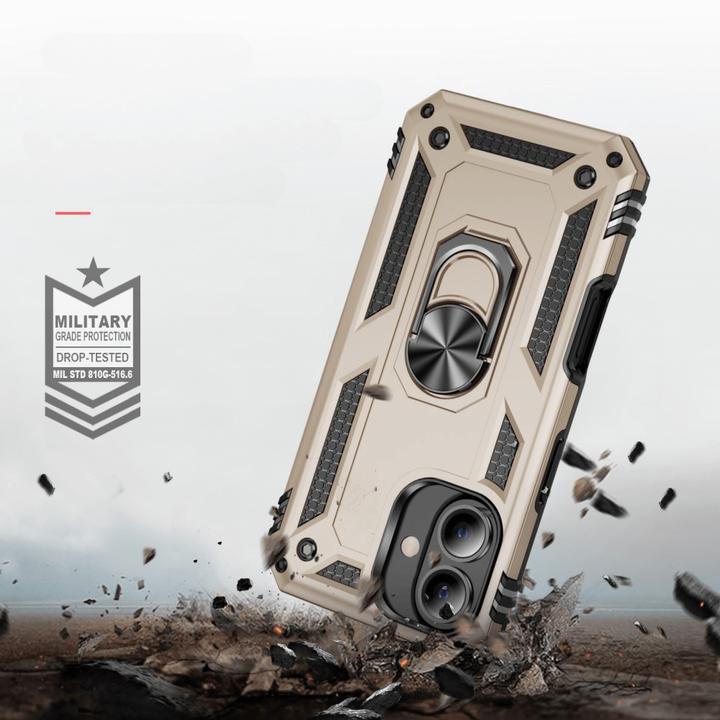 Immagine prodotto Cover-Discount iPhone 16 - Robusta cover posteriore con kickstand (Apple iPhone 16)