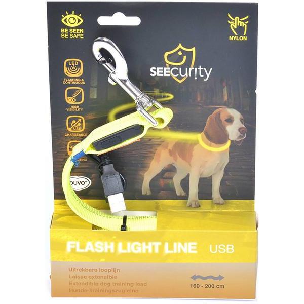 Thumbnail - EBI Duvo+ Joggingleine mit Flashleucht LED USB (Hund, Jogging), Halsband + Leine