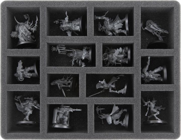 Image du produit Feldherr CR03SET - Kit de mousse pour mallette de combat Citadel - 28 miniatures (Mousse)