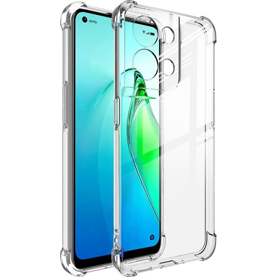 Screenguard Crystal Soft Airbag Bumper Case (Oppo Reno 8), Smartphone Hülle, Transparent