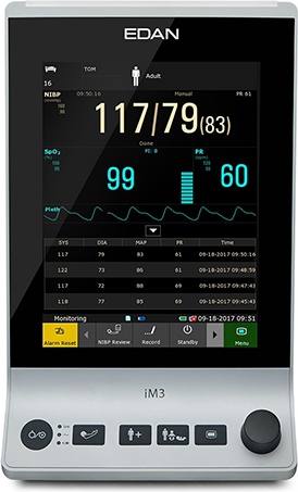 Immagine prodotto Edan Monitor dei segni vitali IM3 - NIBP + Sp02 + touchscreen