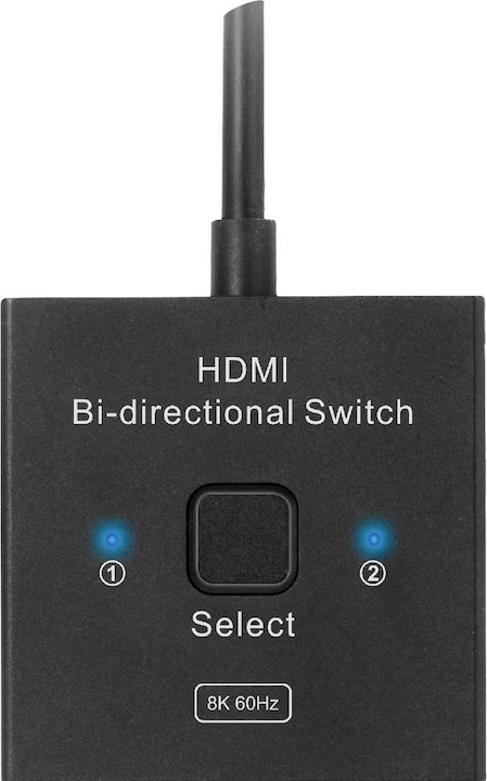 Actual product image Club 3D Club3D HDMI Switch 2-in-1 bidirectional 8K60Hz/4K120Hz UHD retail