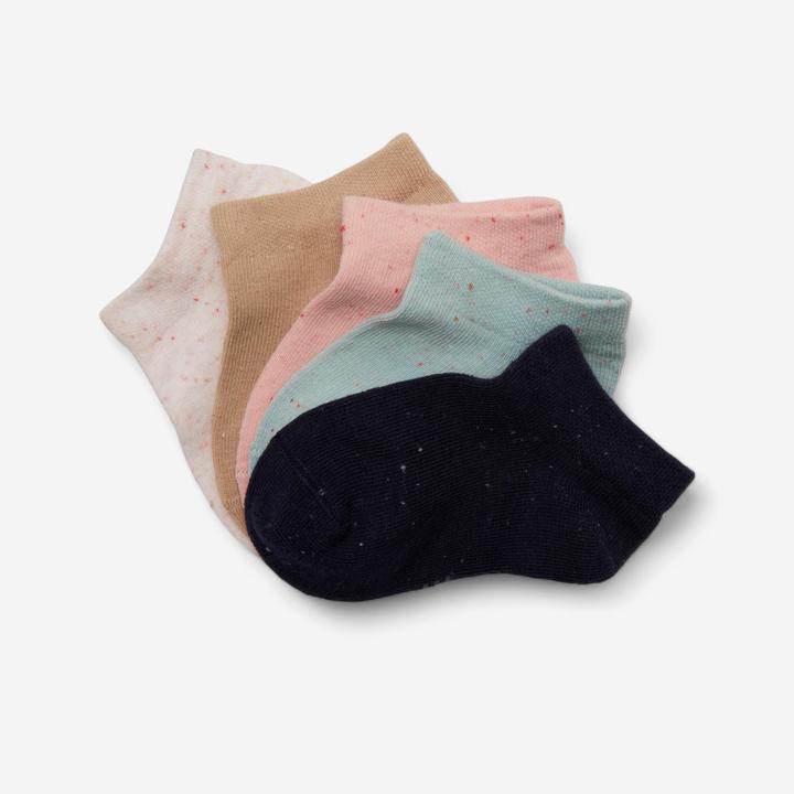 Actual product image Domyos Sports socks Low Basic cotton 5-pack (5-pack, 19 - 22)