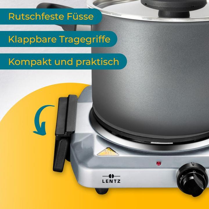 Actual product image Lentz Hob Single hotplate Stove top Table top hob