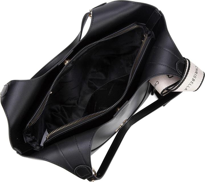 Produktbild Chrisbella Damen Schultertasche - Modell Lumina Chic - 100% Polyurethan - 37.0 X 12.0 X 29.0 Cm