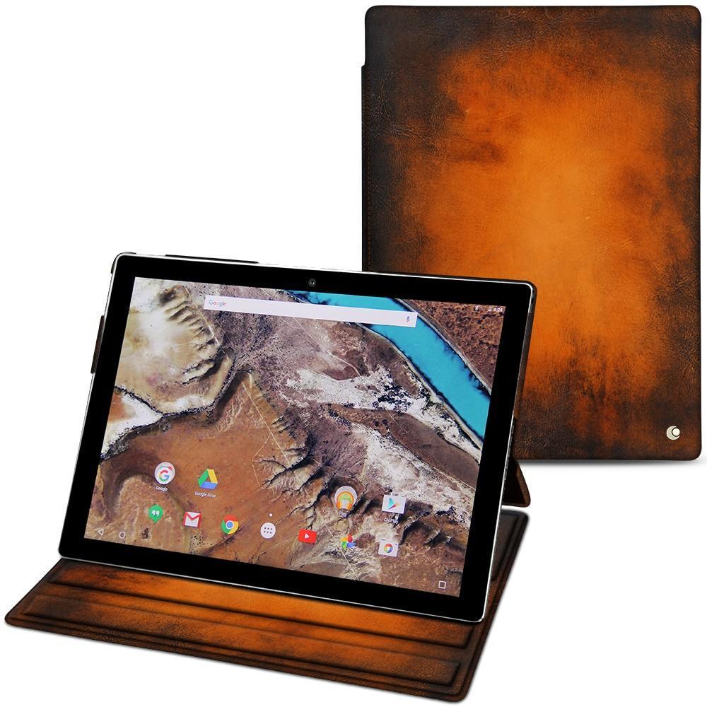 Noreve Lederschutzhülle vertikal (Pixel C), Tablet Hülle, Violett