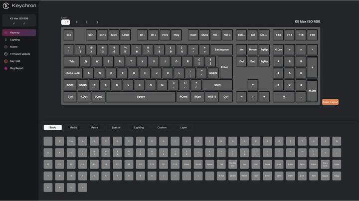 Produktbild Keychron K5 Max (CH, Kabelgebunden, Kabellos)
