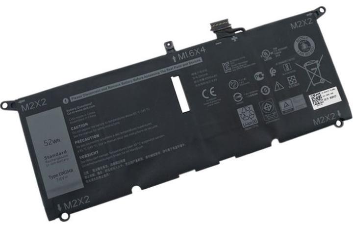 Actual product image Dell Battery pack 52 WHR 4 cells (4 cubicles, 6500 mAh)