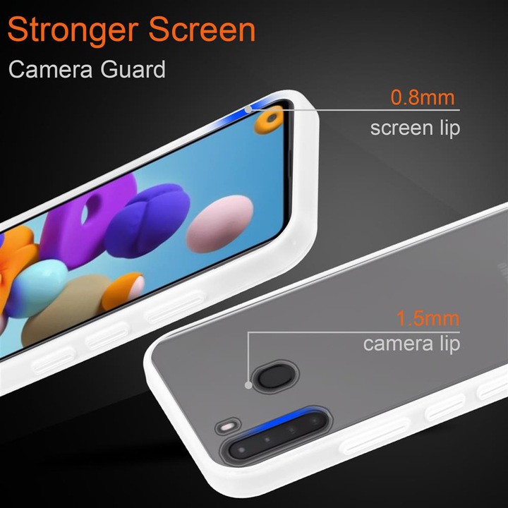 Actual product image Cadorabo Hybrid Matt Cover (Samsung Galaxy A21)