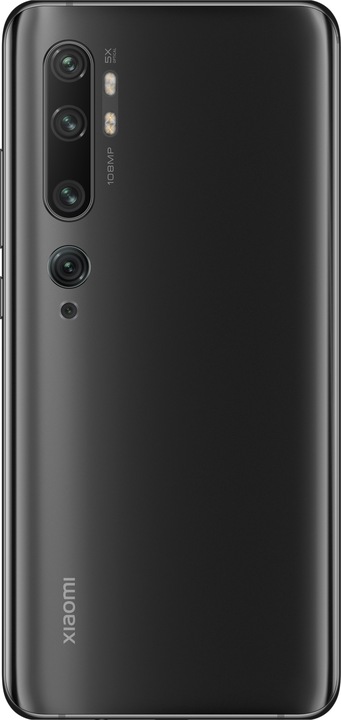 Actual product image Xiaomi Mi Note 10 Pro (256 GB, Midnight Black, 6.47", Dual SIM, 108 Mpx, 4G)