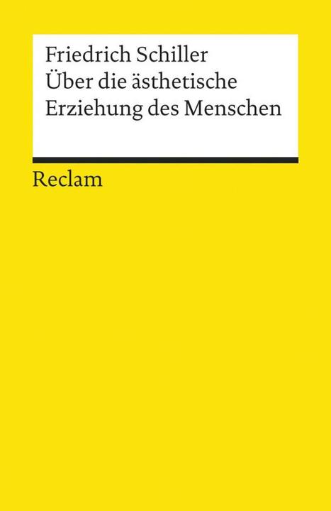 Produktbild Über die ästhetische Erziehung des Menschen (Deutsch, Friedrich Schiller, 2000)